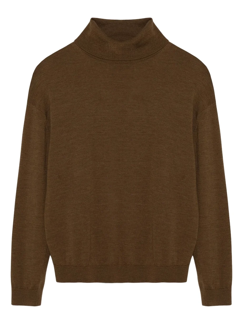 Simkhai Women's Aaliyah Superfine-Wool Turtleneck Sweater
