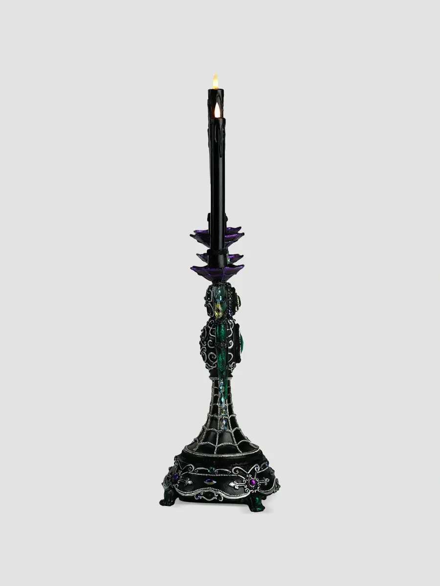 Katherine 's Collection Enchanted Emerald Widow Spider Candelabra | Thumbnail 4 Katherine 's Collection Enchanted Emerald Widow Spider Candelabra | Thumbnail 4