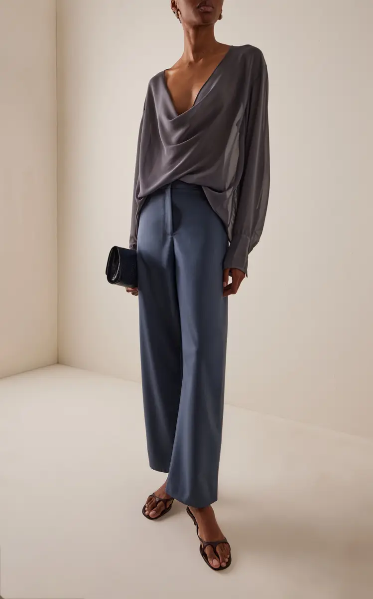SLOAN Exclusive Semi-Sheer Chiffon Top | Thumbnail 4 SLOAN Exclusive Semi-Sheer Chiffon Top | Thumbnail 4