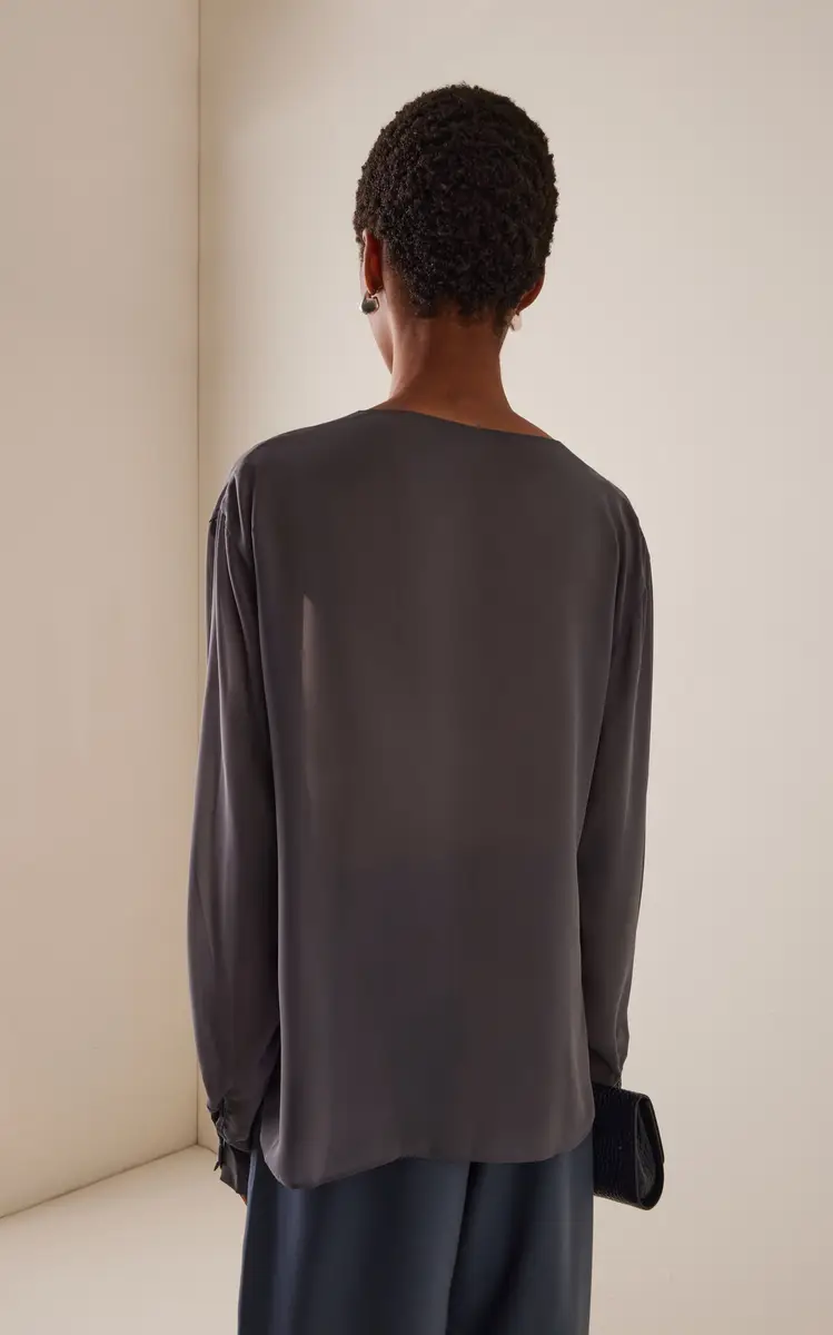 SLOAN Exclusive Semi-Sheer Chiffon Top | Thumbnail 5 SLOAN Exclusive Semi-Sheer Chiffon Top | Thumbnail 5
