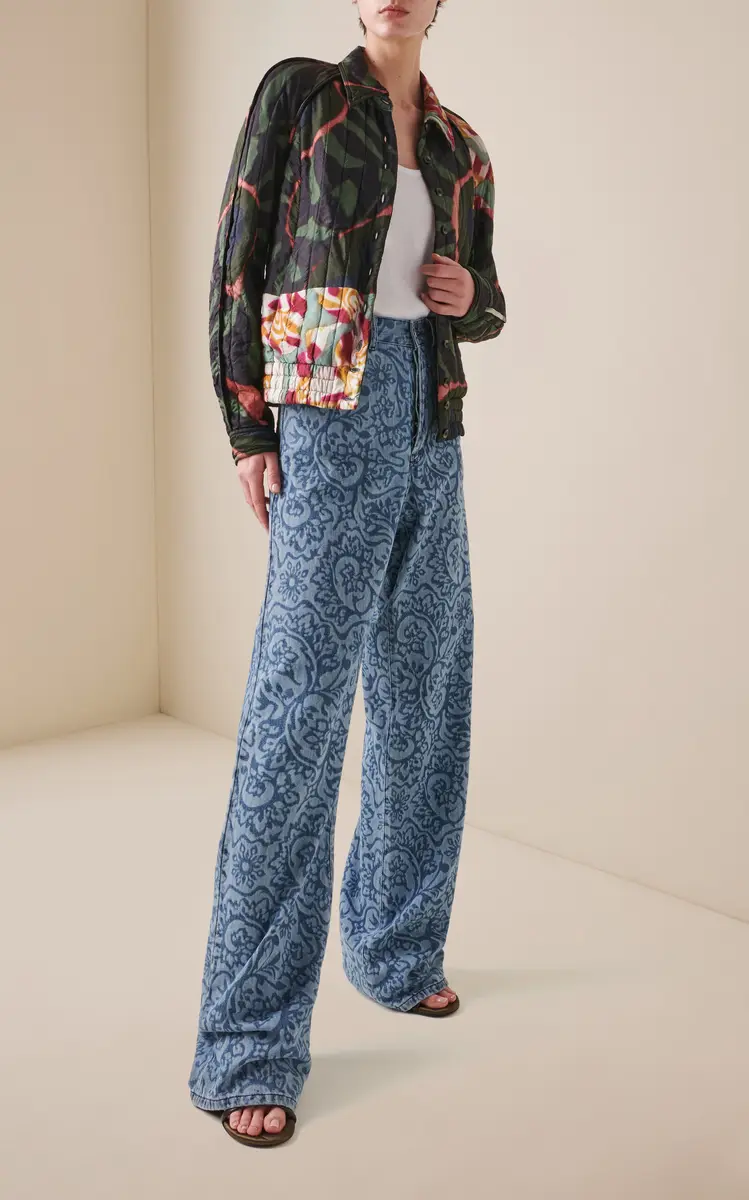 Dries Van Noten Peyton High-Rise Wide-Leg Jeans  | Thumbnail 3