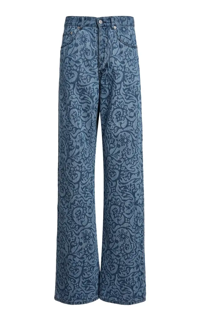 Dries Van Noten Peyton High-Rise Wide-Leg Jeans