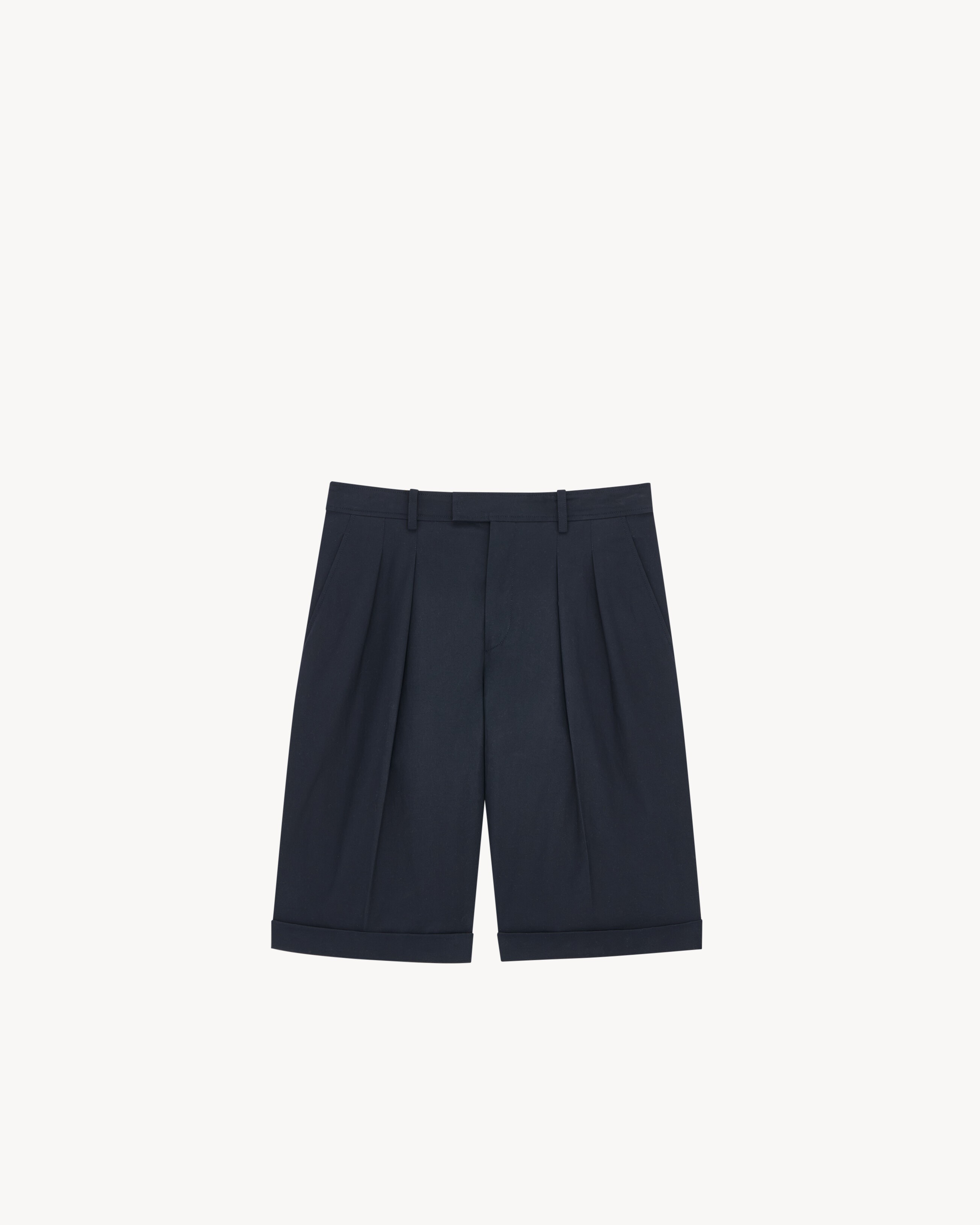 Yves Saint Laurent Bermuda Shorts in Cotton