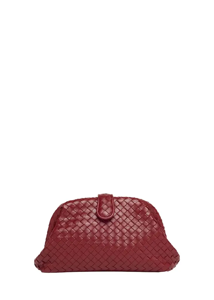 Bottega Veneta Lauren 1980 Leather Clutch Bag