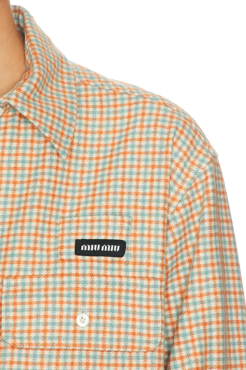 Miu Miu Check Color Shirt | Thumbnail 4
