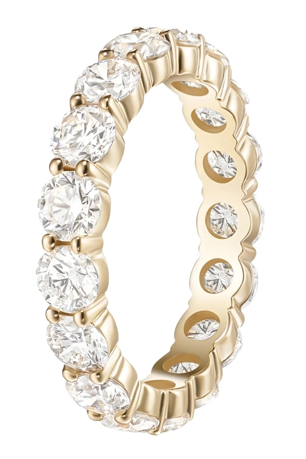 Melissa Kaye Diamond Sadie Eternity Band - Yellow Gold - 3.5mm