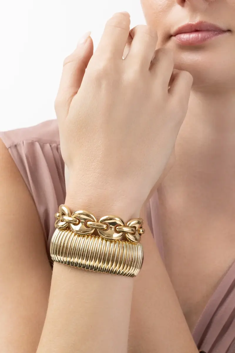 SIDNEY GARBER Puffy Mariner Stretch Bracelet | Thumbnail 3 SIDNEY GARBER Puffy Mariner Stretch Bracelet | Thumbnail 3