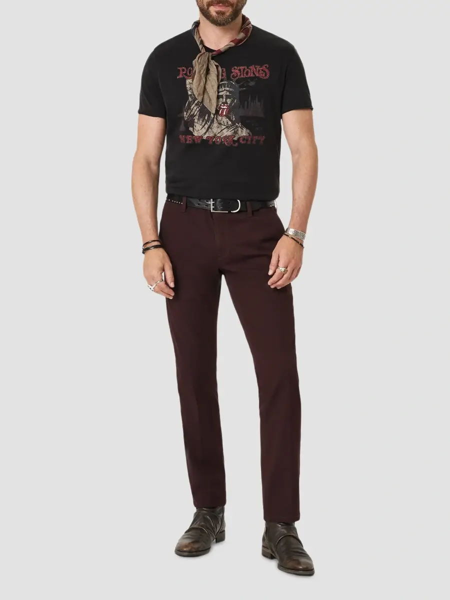 JOHN VARVATOS Men's Stones NYC Crewneck T-Shirt | Thumbnail 2 JOHN VARVATOS Men's Stones NYC Crewneck T-Shirt | Thumbnail 2