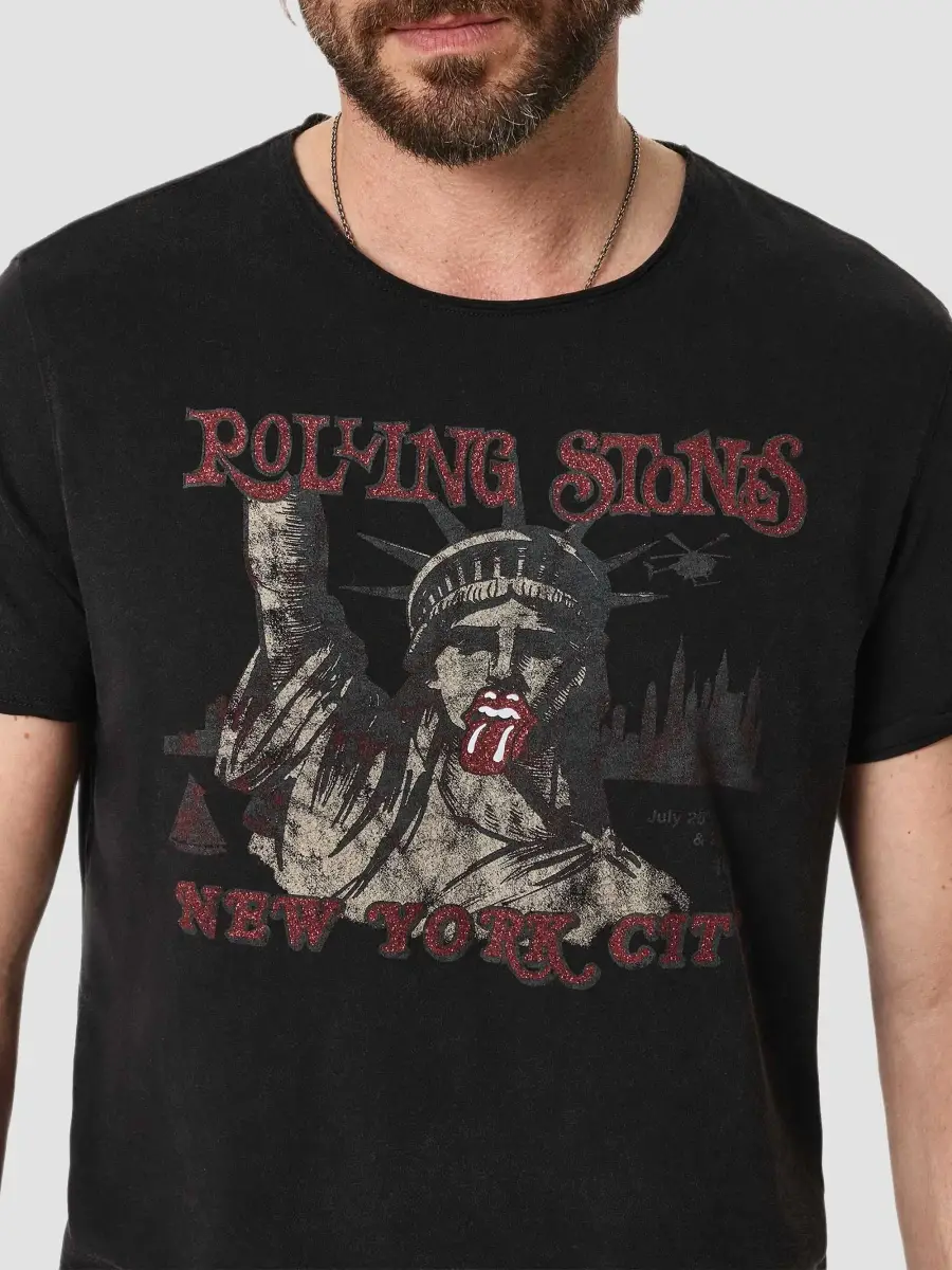 JOHN VARVATOS Men's Stones NYC Crewneck T-Shirt | Thumbnail 5 JOHN VARVATOS Men's Stones NYC Crewneck T-Shirt | Thumbnail 5