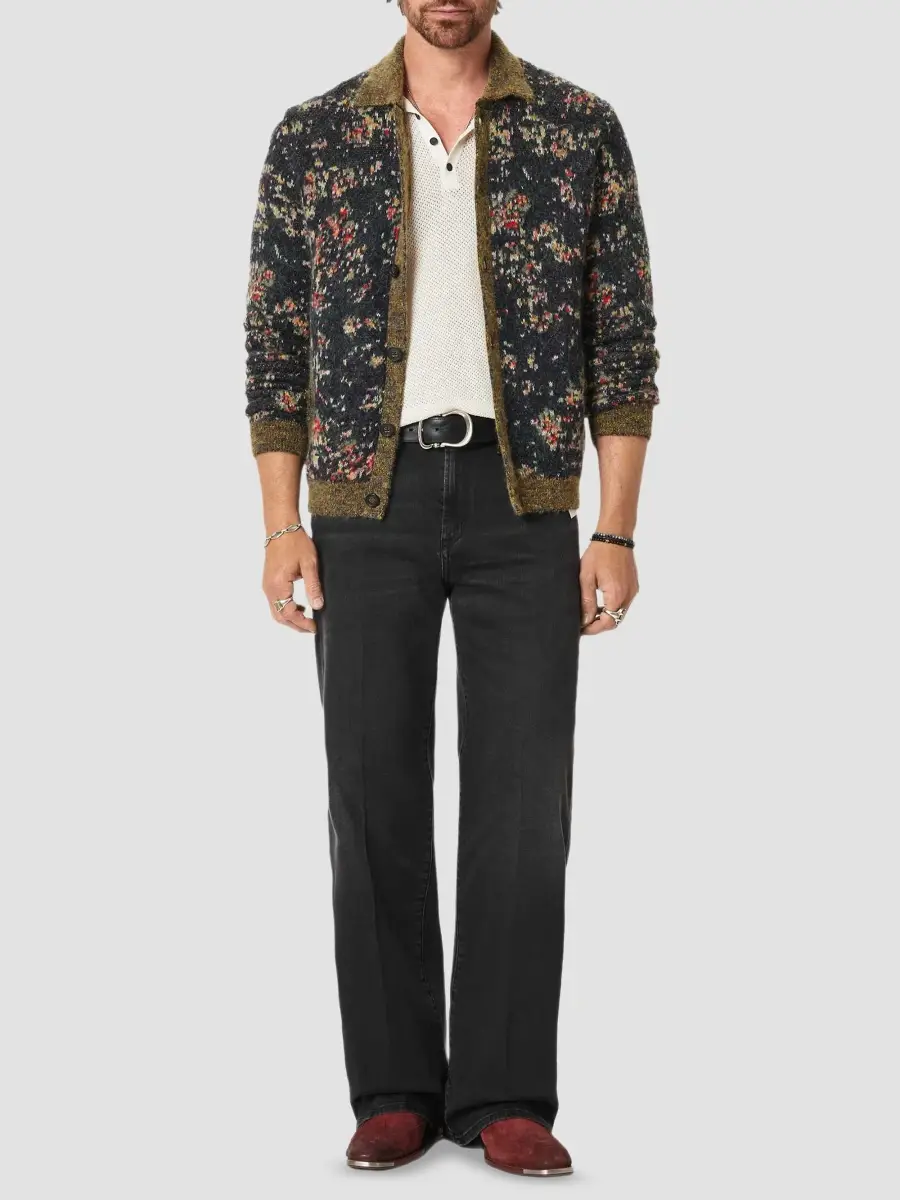 JOHN VARVATOS Men's Silas Straight Jeans | Thumbnail 2