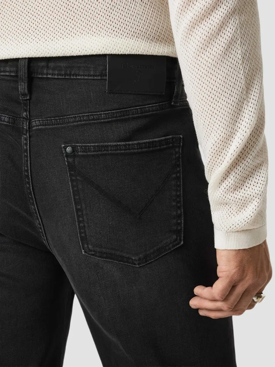 JOHN VARVATOS Men's Silas Straight Jeans | Thumbnail 6