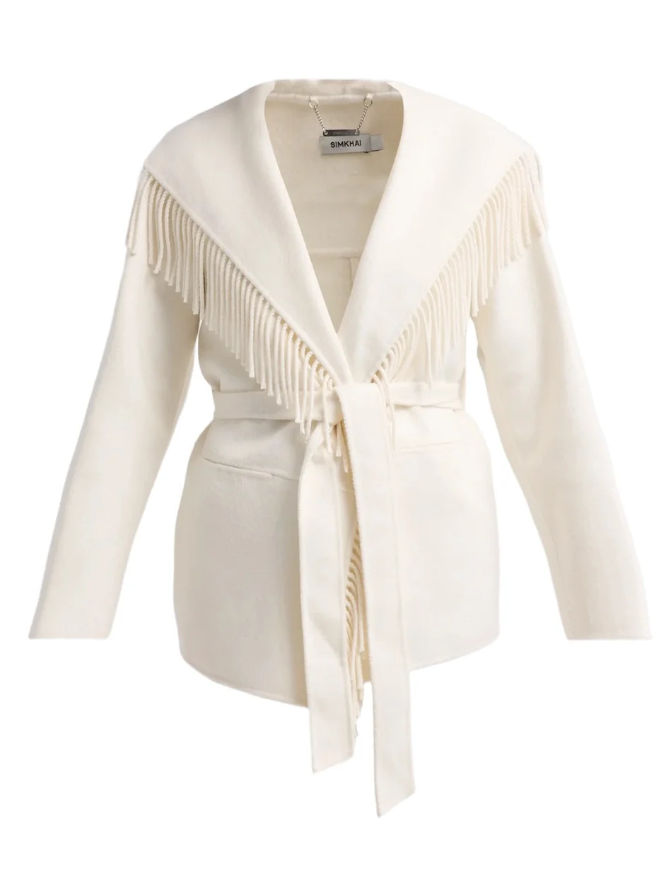 Simkhai Women's Rowen Fringe Jacket