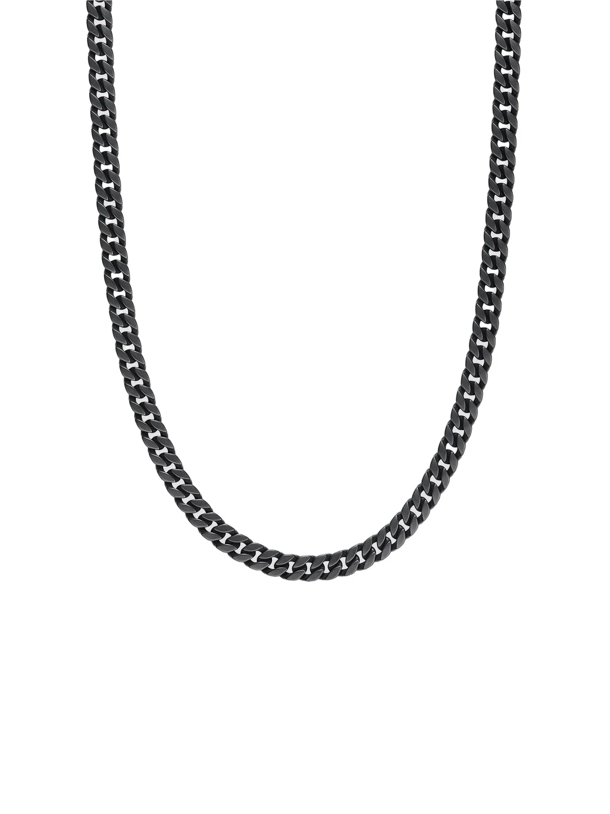 David Yurman Men's Curb Chain Necklace in Titanium, 8MM - Black