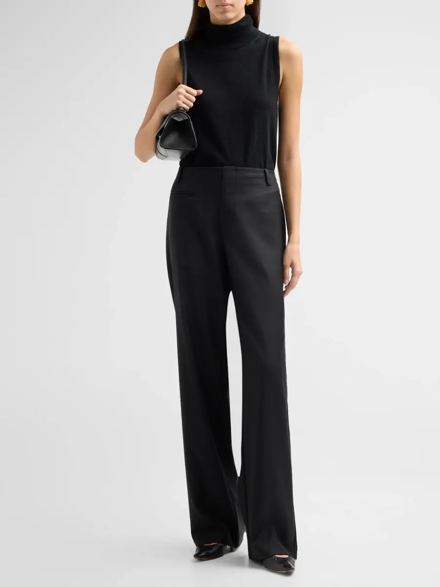 RE/DONE Women's City Wool-Blend Trousers | Thumbnail 2 RE/DONE Women's City Wool-Blend Trousers | Thumbnail 2