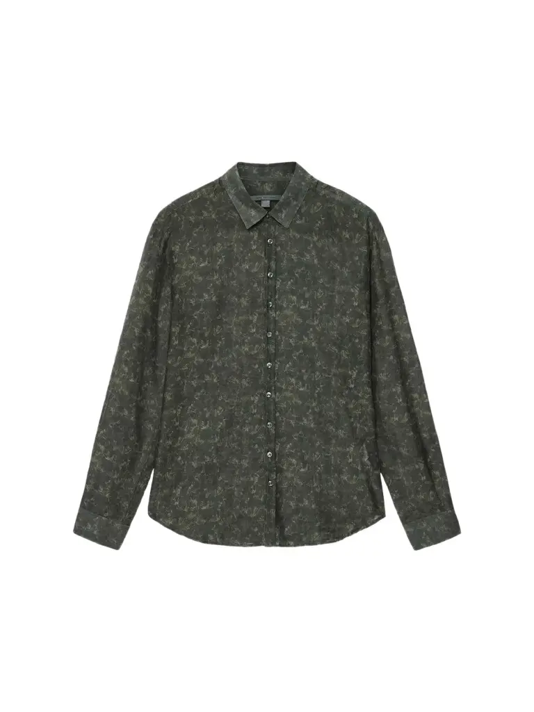 Men's Bucks Cotton-Silk-Blend Shirt