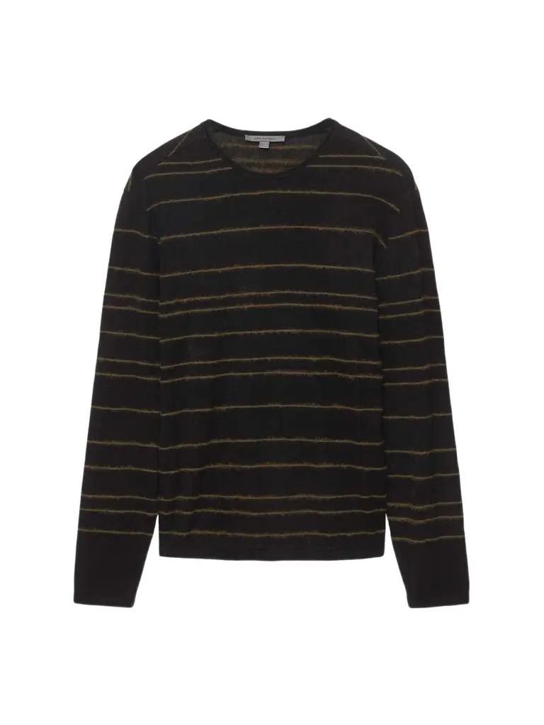 Men's Everly Textured Stripe Crewneck Top Men's Everly Textured Stripe Crewneck Top