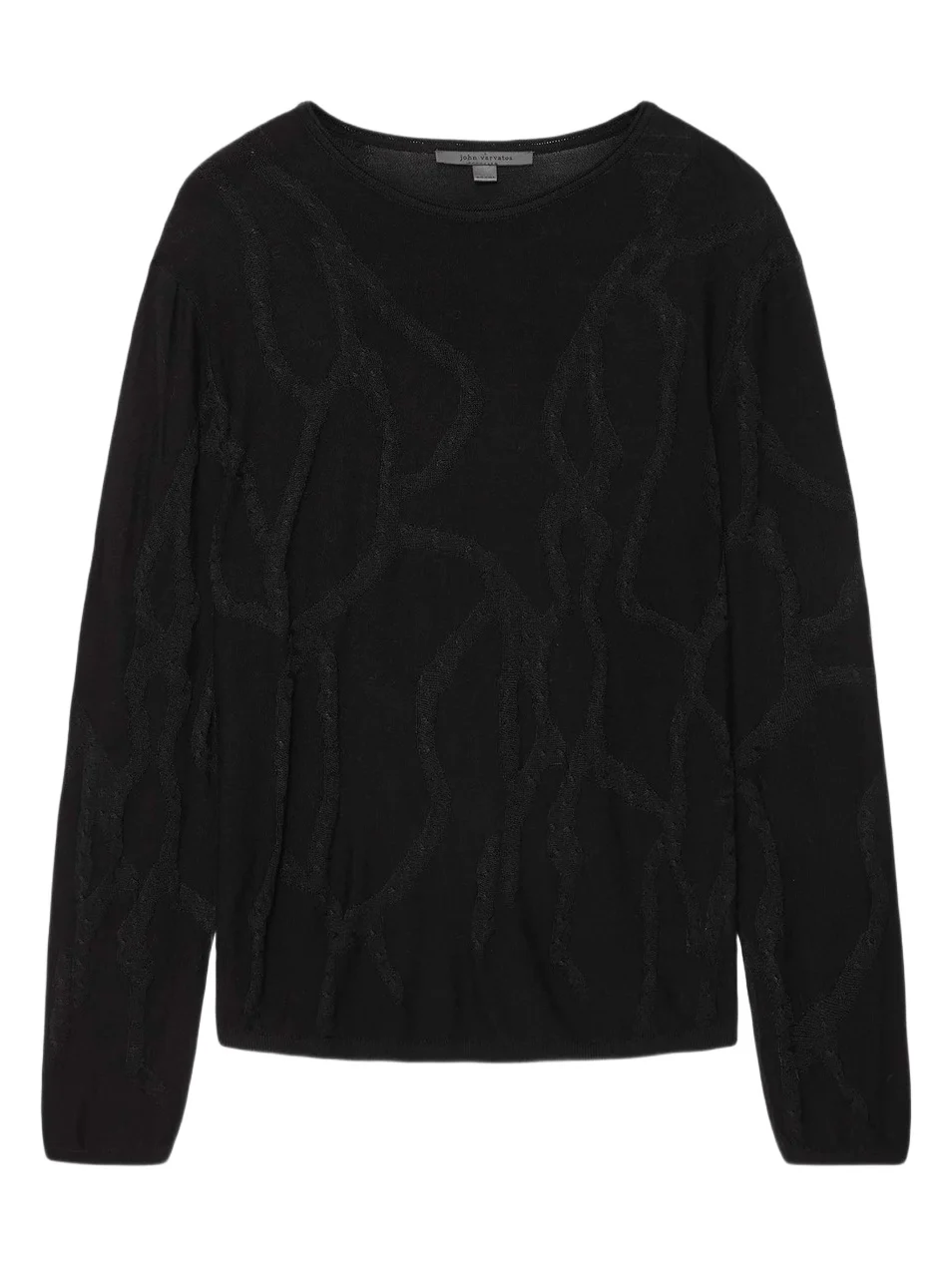Men's Addison Broken Twist Cable Crewneck Sweater Men's Addison Broken Twist Cable Crewneck Sweater