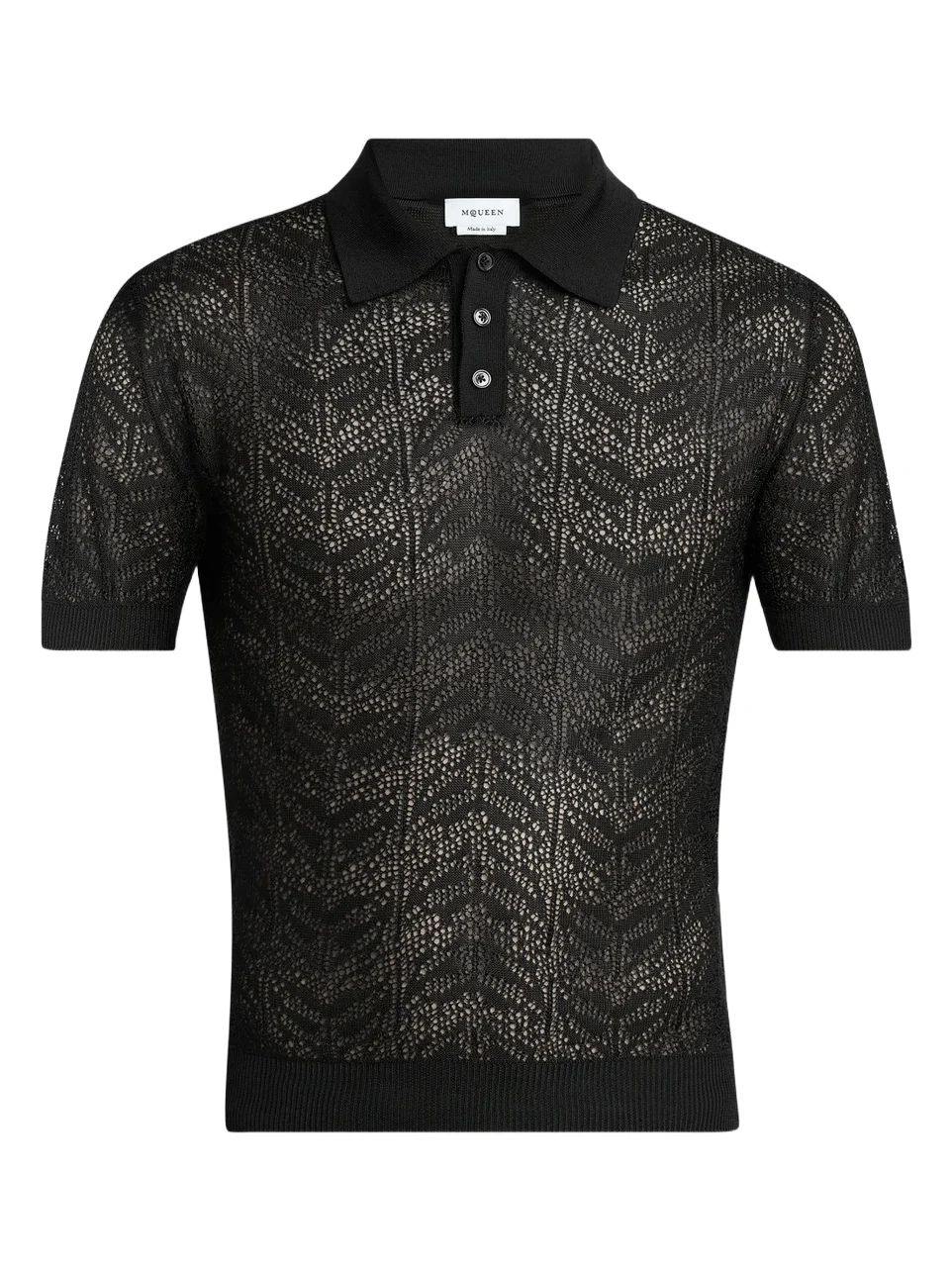 Men's Moth Lace Short-Sleeve Polo Shirt Men's Moth Lace Short-Sleeve Polo Shirt