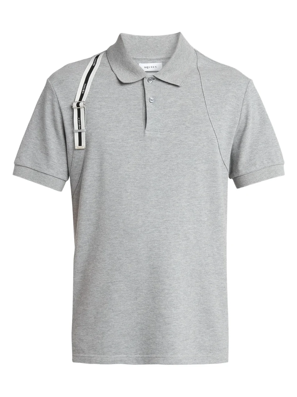 Men's Harness Cotton Polo Shirt