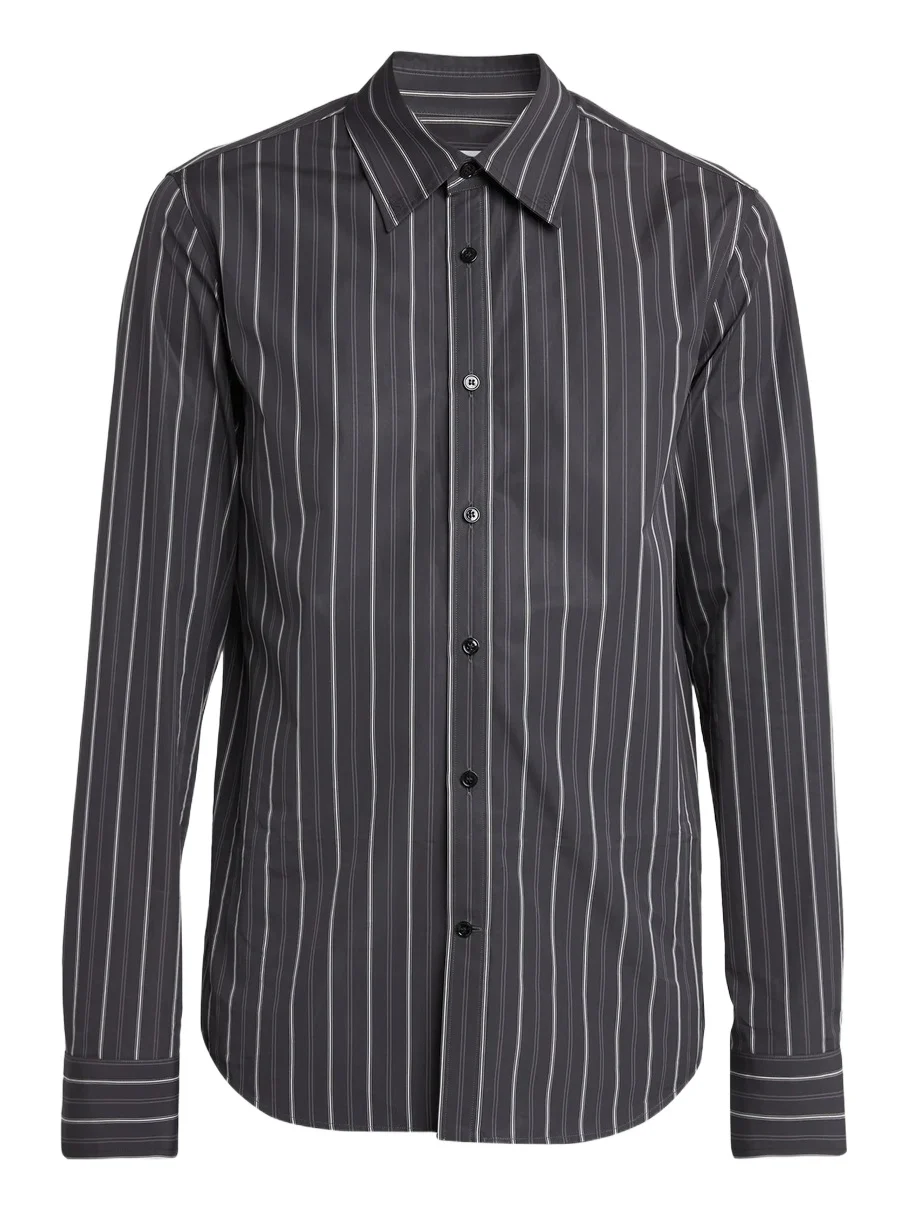 Alexander McQueen Men's Striped Cotton Button-Front Shirt