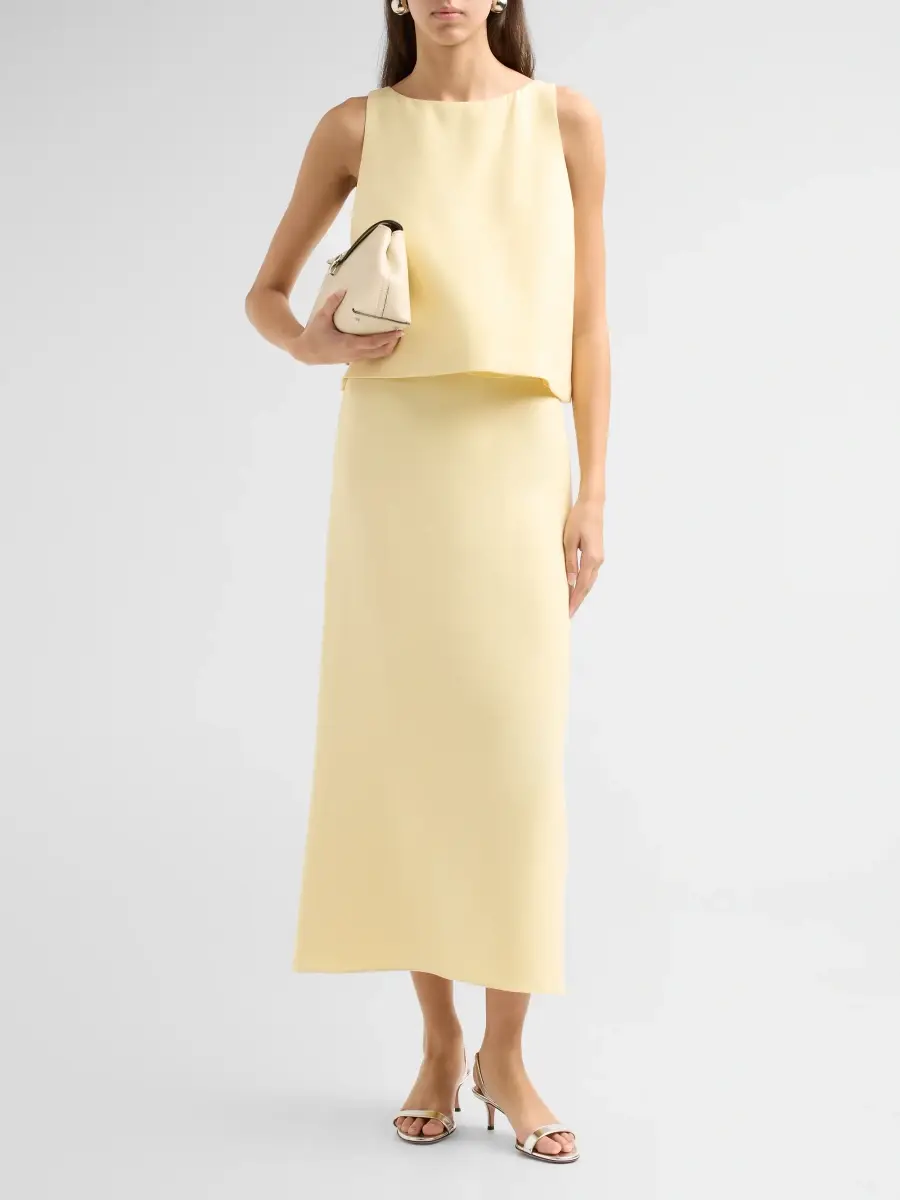 Adam Lippes Women's Nell Wool-Silk Top | Thumbnail 2 Adam Lippes Women's Nell Wool-Silk Top | Thumbnail 2