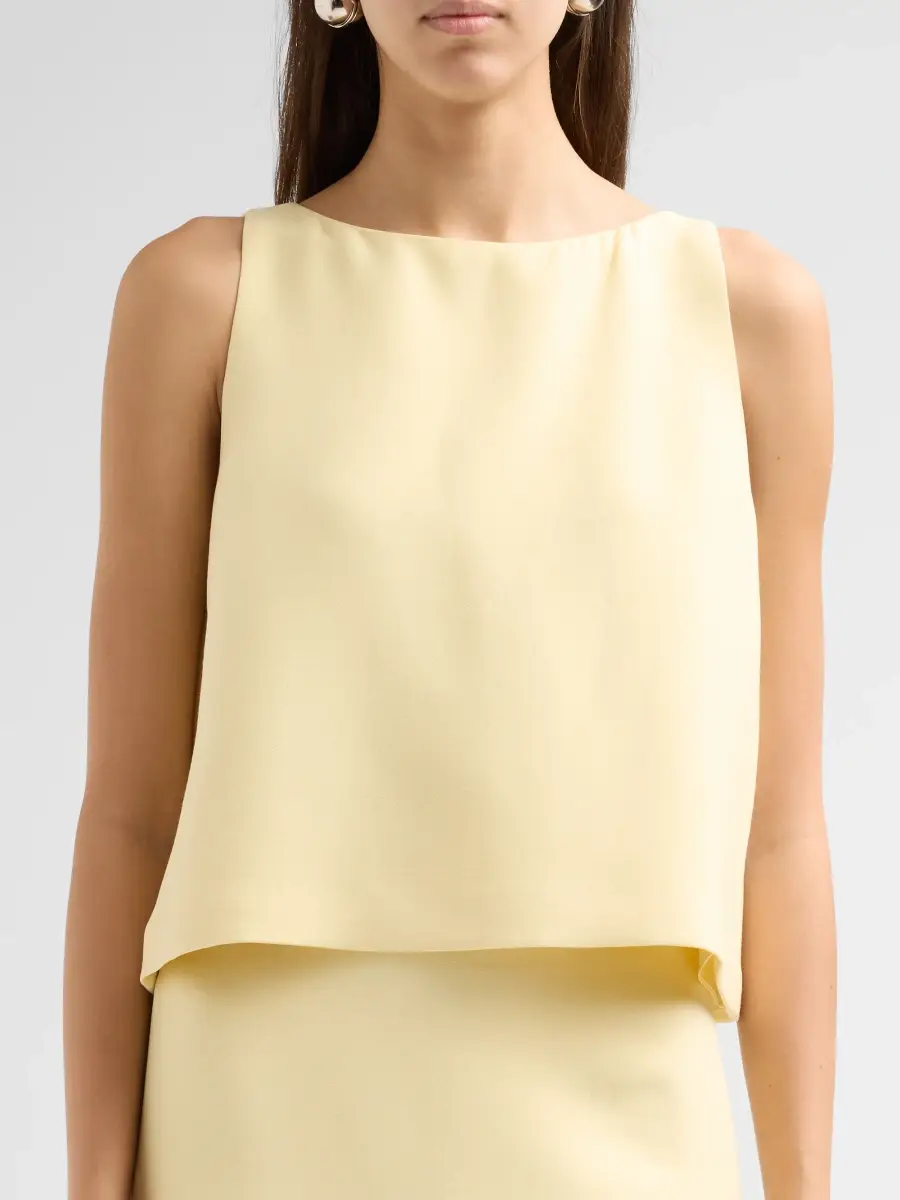 Adam Lippes Women's Nell Wool-Silk Top | Thumbnail 5 Adam Lippes Women's Nell Wool-Silk Top | Thumbnail 5