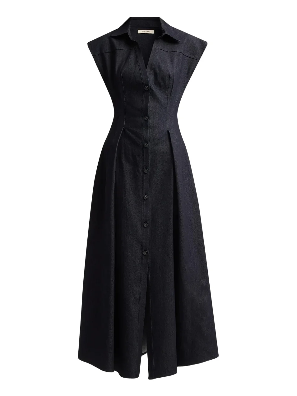 Adam Lippes Women's Sylvan Denim Midi Shirtdress