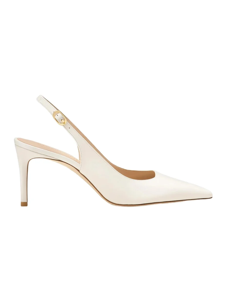 Women's Stuart Power 75MM Leather Slingback Pumps