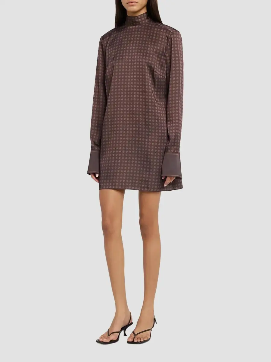 SEROYA Women's Angrea Jacquard Mini Dress | Thumbnail 5 SEROYA Women's Angrea Jacquard Mini Dress | Thumbnail 5
