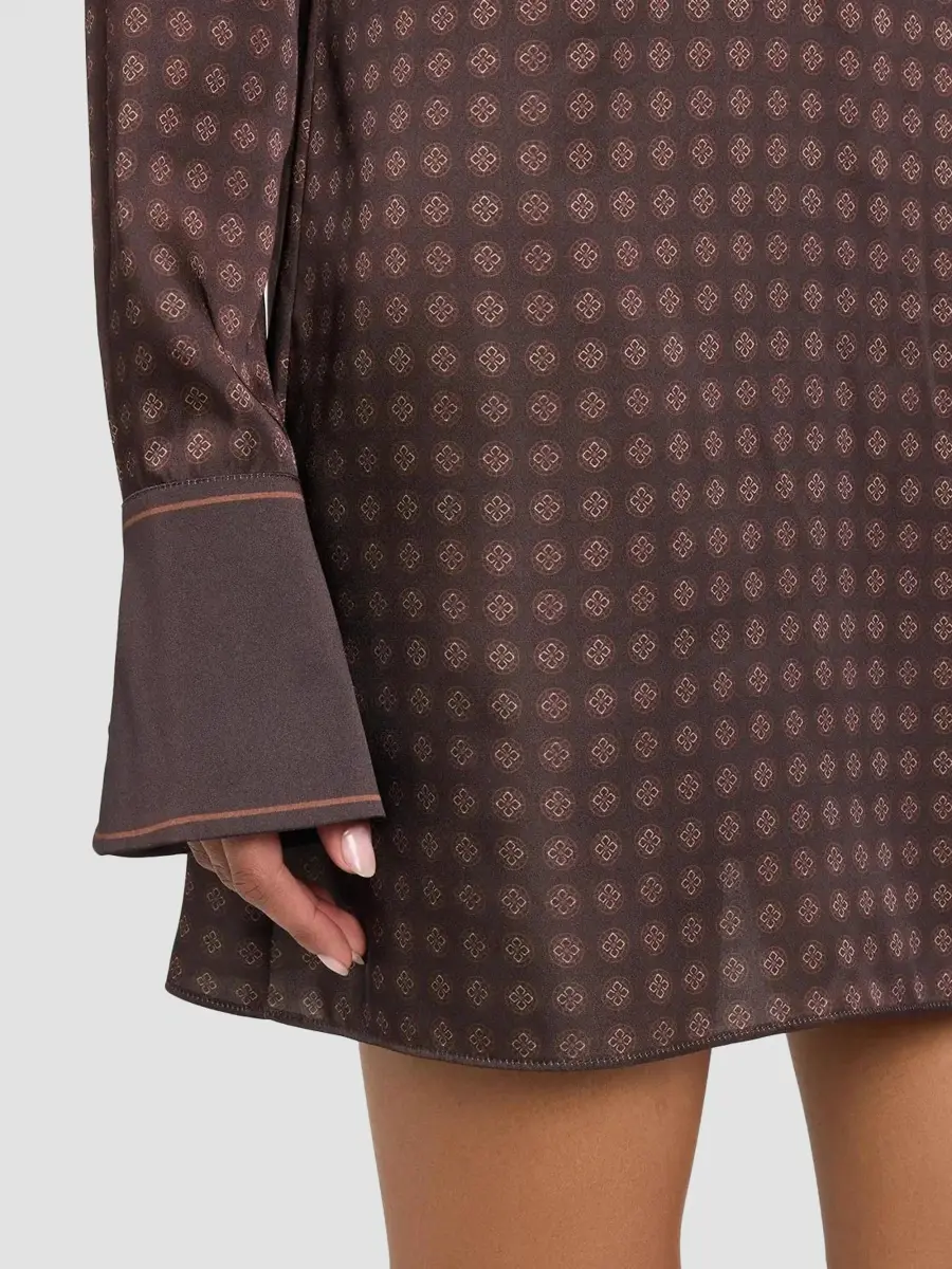 SEROYA Women's Angrea Jacquard Mini Dress | Thumbnail 6 SEROYA Women's Angrea Jacquard Mini Dress | Thumbnail 6