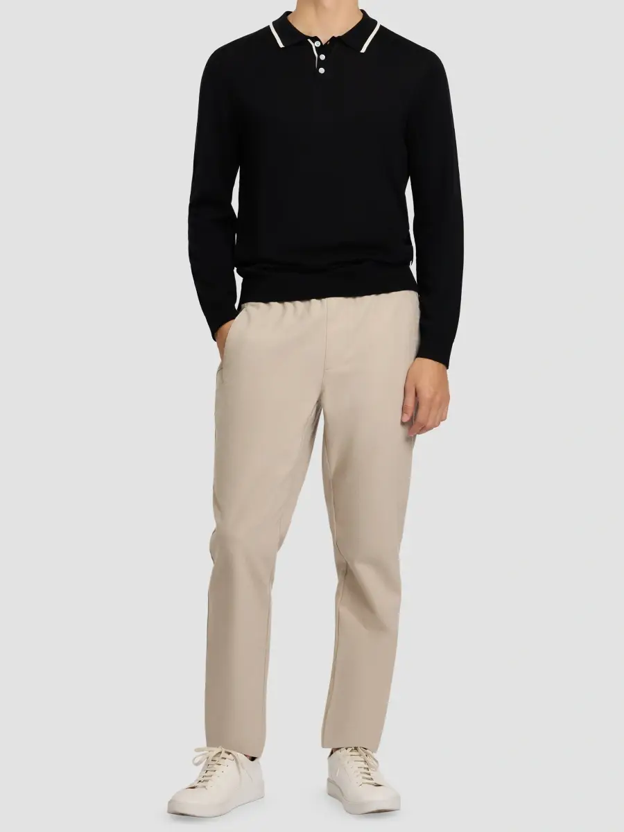 Onia Men's Wool-Blend Straight-Leg Pants | Thumbnail 2