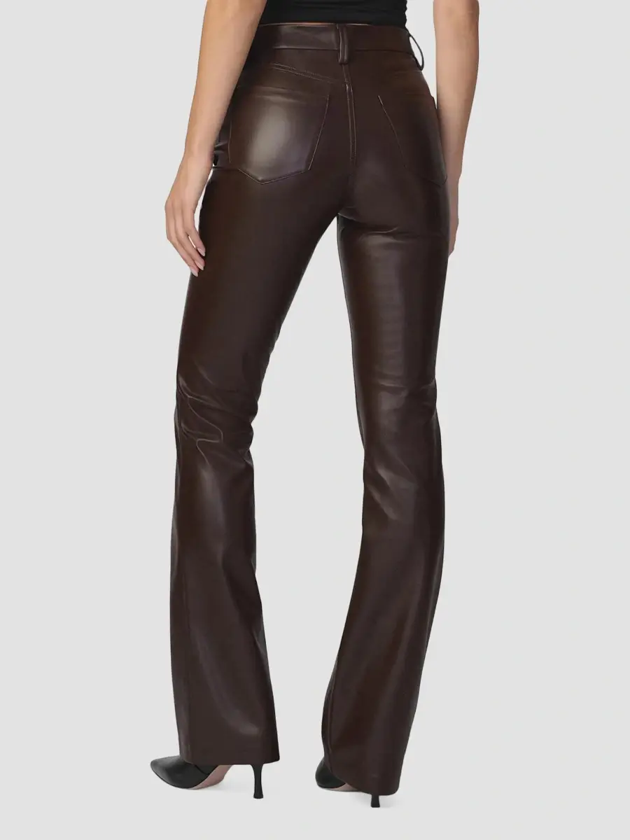 Joe's Jeans Women's Honey Faux-Leather High-Rise Bootcut Pants | Thumbnail 2 Joe's Jeans Women's Honey Faux-Leather High-Rise Bootcut Pants | Thumbnail 2