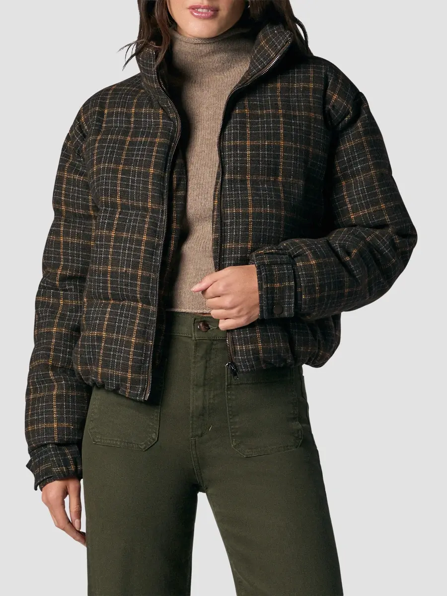 Joe's Jeans Women's The Bruna Brushed Wool Puffer Jacket | Thumbnail 4 Joe's Jeans Women's The Bruna Brushed Wool Puffer Jacket | Thumbnail 4
