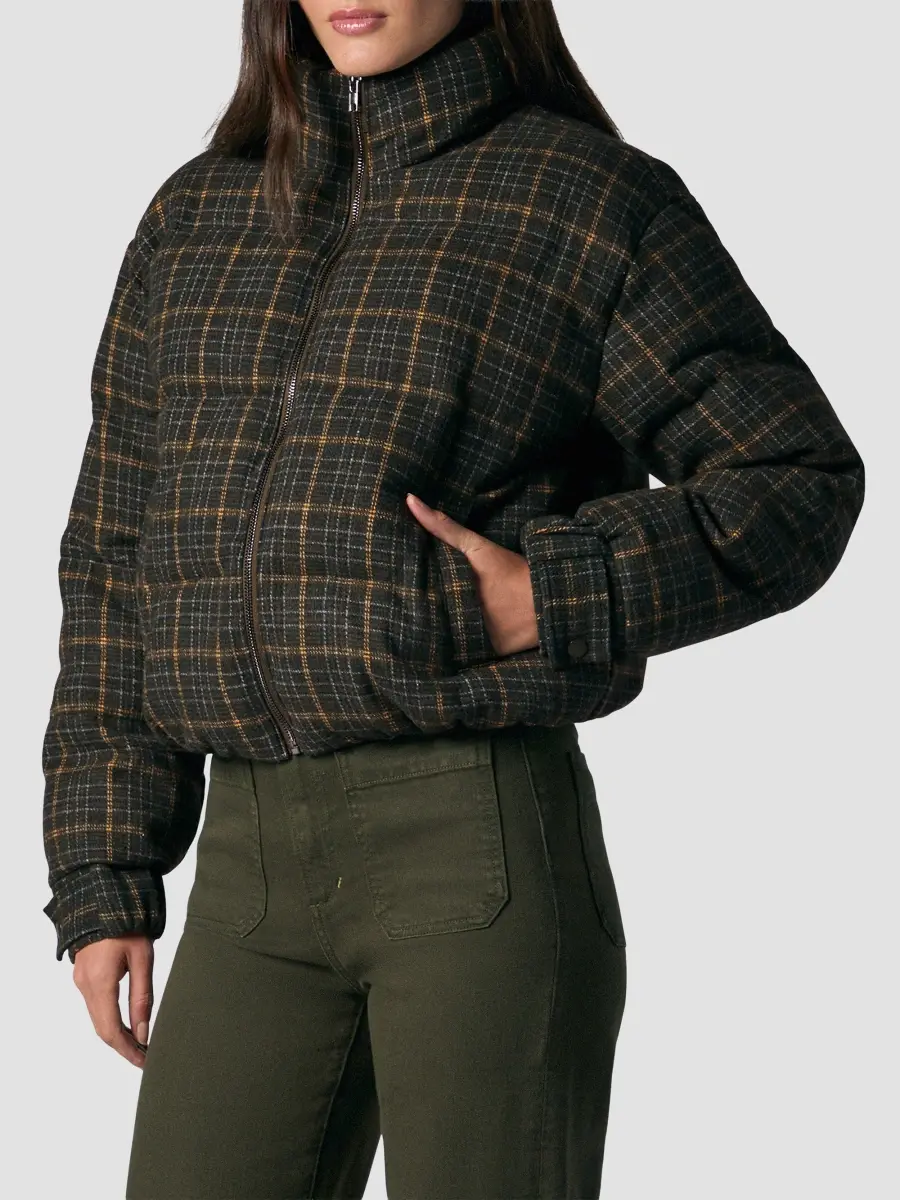 Joe's Jeans Women's The Bruna Brushed Wool Puffer Jacket | Thumbnail 5 Joe's Jeans Women's The Bruna Brushed Wool Puffer Jacket | Thumbnail 5