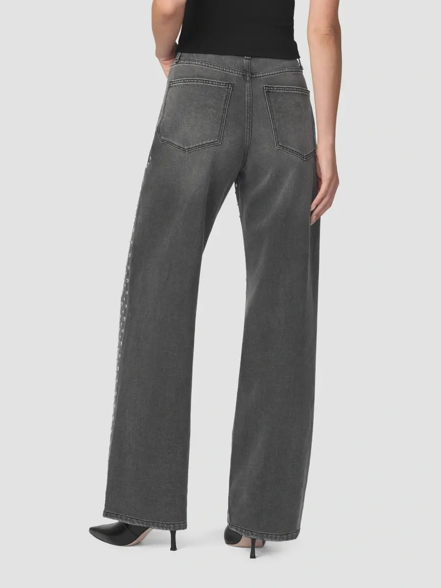 Joe's Jeans Women's The Harlowe Studded Wide-Leg Jeans | Thumbnail 3 Joe's Jeans Women's The Harlowe Studded Wide-Leg Jeans | Thumbnail 3