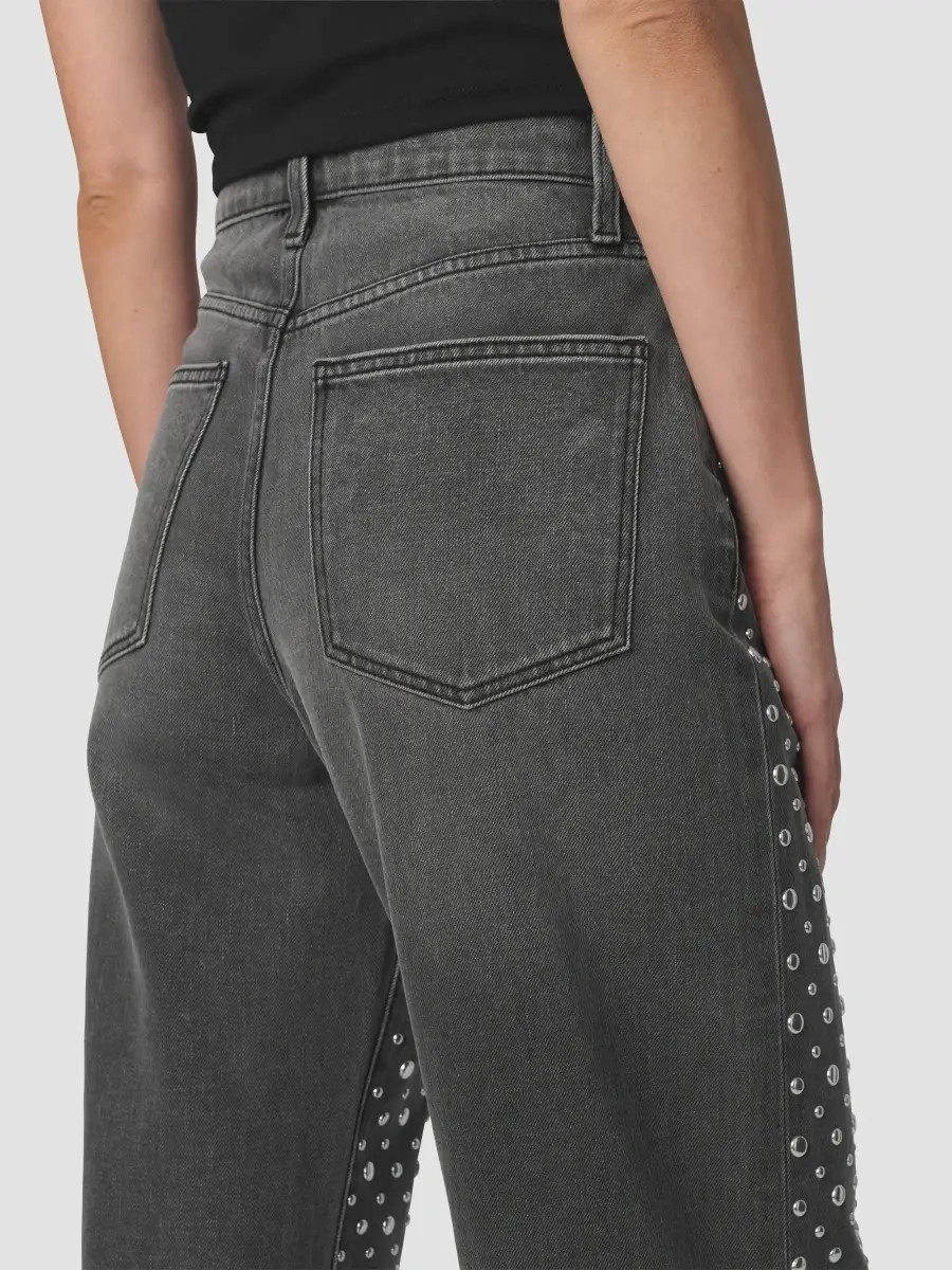 Joe's Jeans Women's The Harlowe Studded Wide-Leg Jeans | Thumbnail 6 Joe's Jeans Women's The Harlowe Studded Wide-Leg Jeans | Thumbnail 6