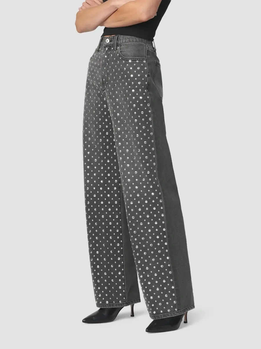 Joe's Jeans Women's The Harlowe Studded Wide-Leg Jeans | Thumbnail 7 Joe's Jeans Women's The Harlowe Studded Wide-Leg Jeans | Thumbnail 7