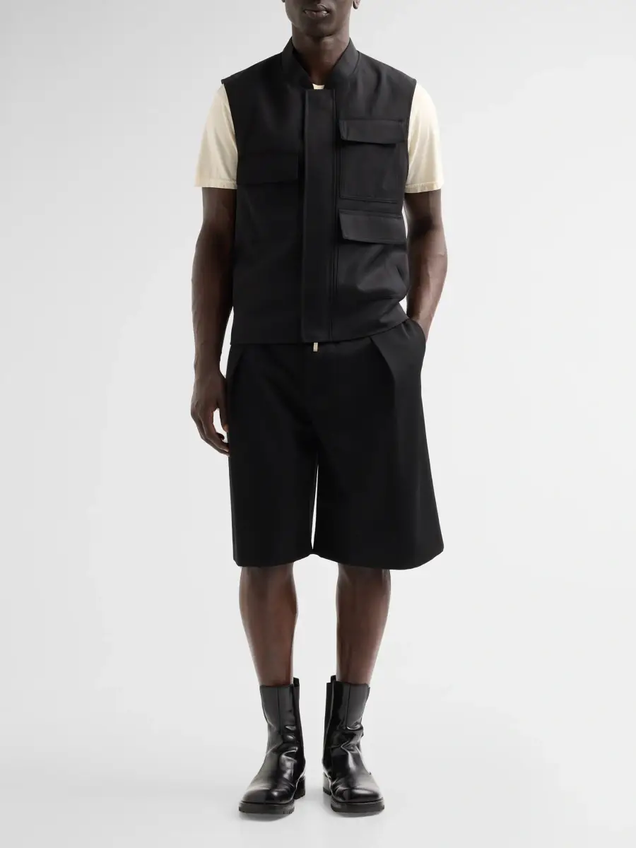 Helmut Lang Men's Wool Utility Vest | Thumbnail 2 Helmut Lang Men's Wool Utility Vest | Thumbnail 2
