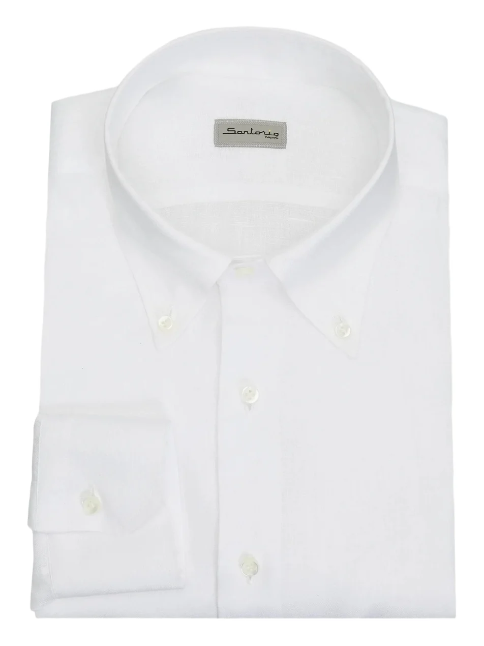 Sartorio Napoli Men's Western Linen Shirt