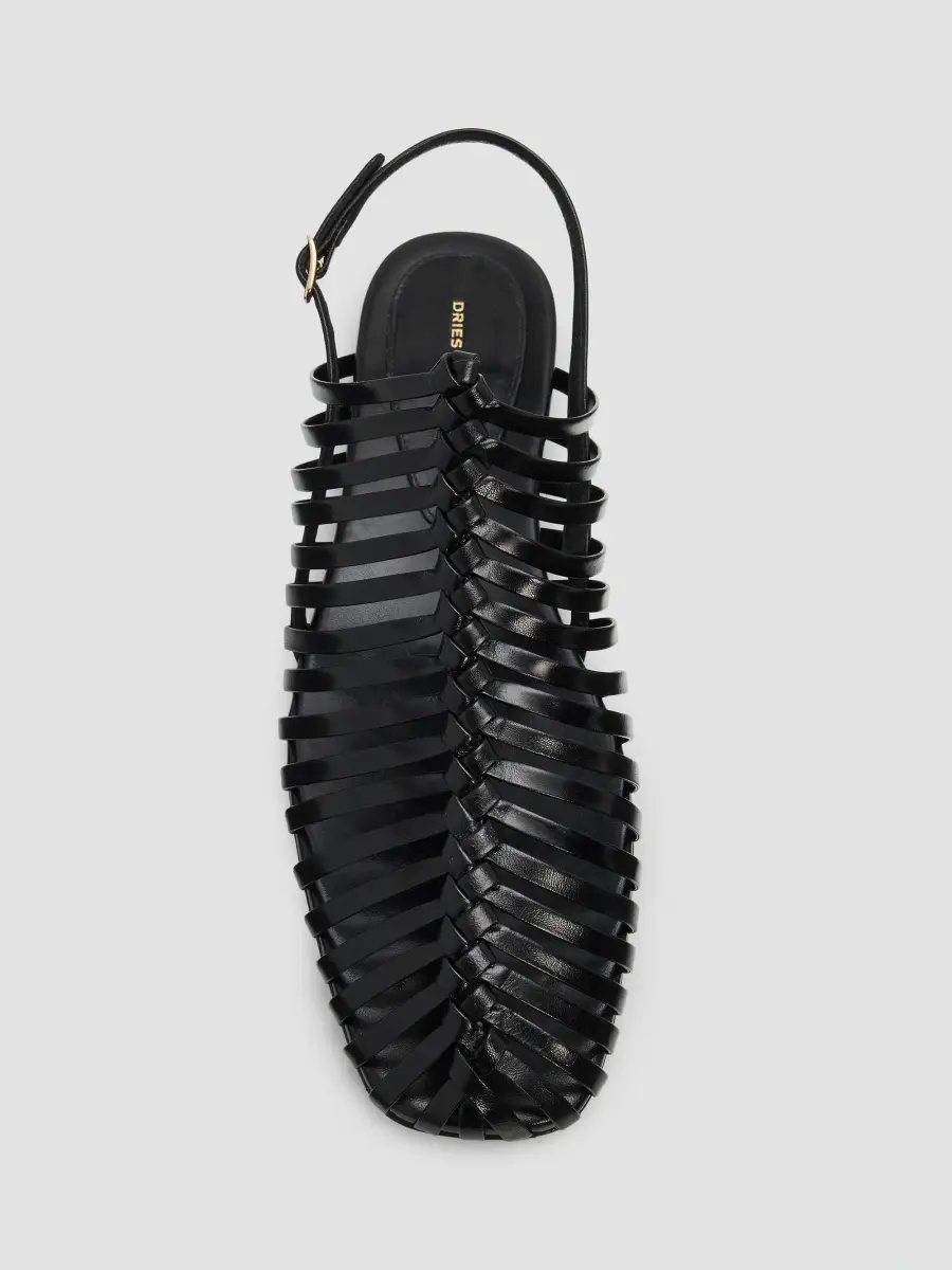 Dries Van Noten Women's Braided Leather Fisherman Sandals | Thumbnail 6