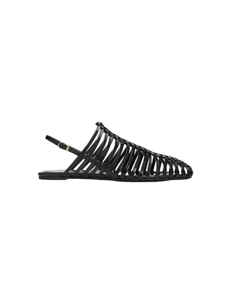 Dries Van Noten Women's Braided Leather Fisherman Sandals