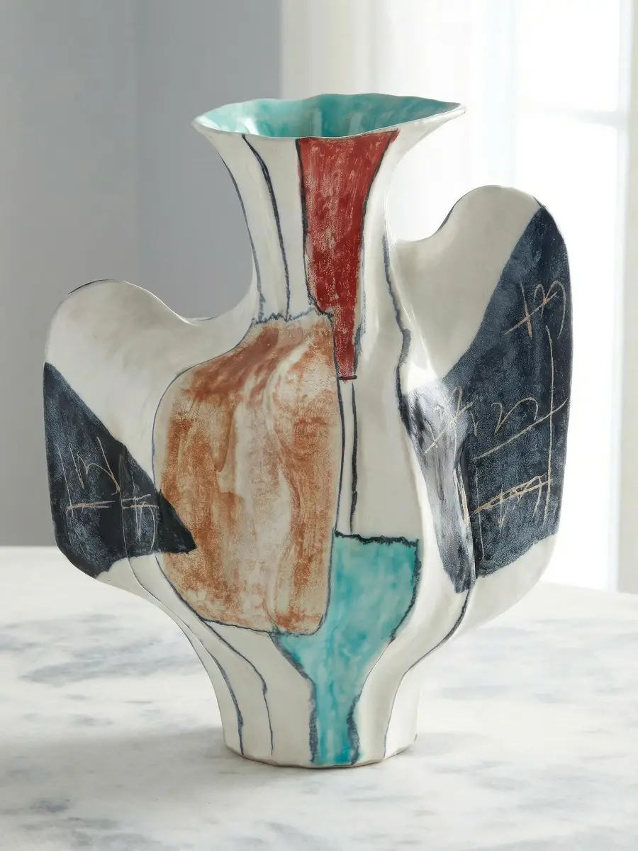 John-Richard Collection Impression Hand-Painted Porcelain Vase | Thumbnail 2