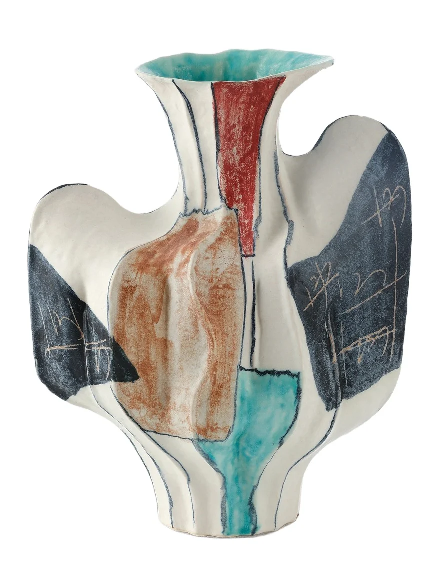 John-Richard Collection Impression Hand-Painted Porcelain Vase