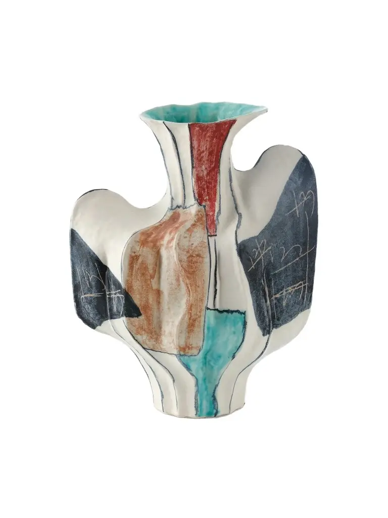 John-Richard Collection Impression Hand-Painted Porcelain Vase
