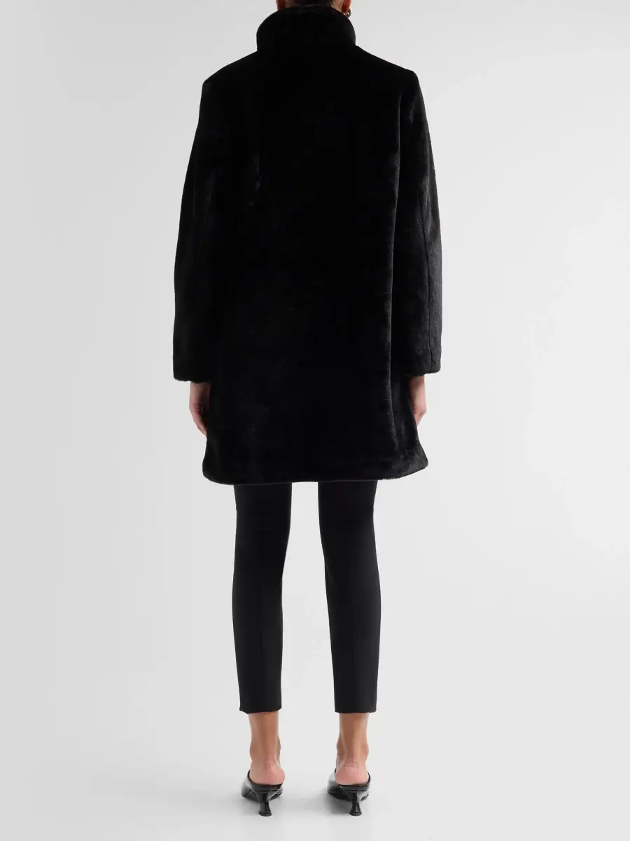 Mercer Collective Women's Faux Fur Button-Front Coat | Thumbnail 3 Mercer Collective Women's Faux Fur Button-Front Coat | Thumbnail 3