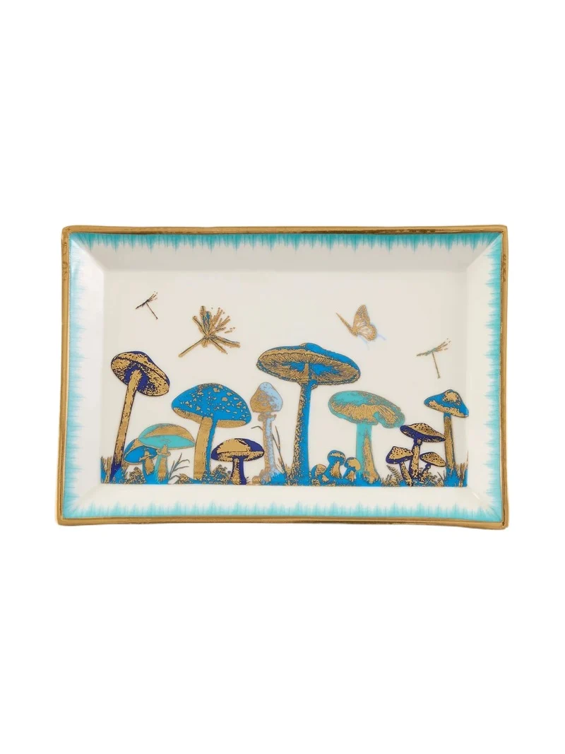 Jonathan Adler Botanist Mushroom Rectangle Tray