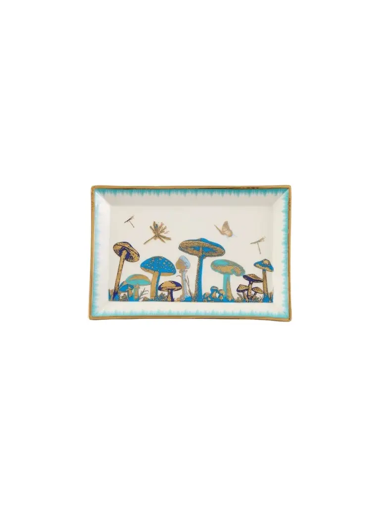 Jonathan Adler Botanist Mushroom Rectangle Tray