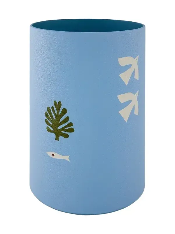 Jonathan Adler Playa Leather Waste Basket | Thumbnail 1 Jonathan Adler Playa Leather Waste Basket | Thumbnail 1
