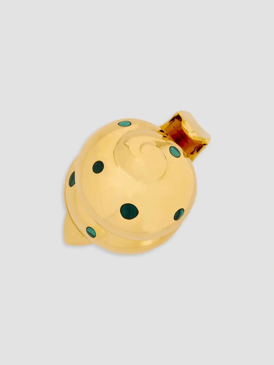 Jonathan Adler Goldtone & Malachite Snail Box | Thumbnail 3 Jonathan Adler Goldtone & Malachite Snail Box | Thumbnail 3