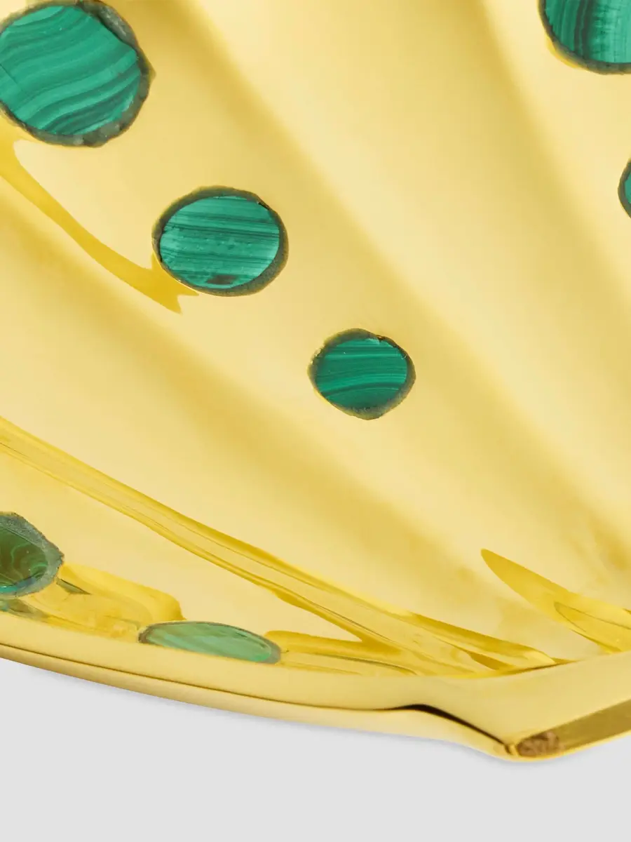 Jonathan Adler Brass & Malachite Clam Shell Tray | Thumbnail 3 Jonathan Adler Brass & Malachite Clam Shell Tray | Thumbnail 3